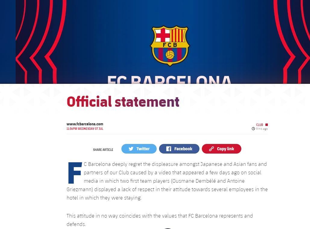 본문 이미지 - (FC바르셀로나 구단 홈페이지 캡처) ⓒ 뉴스1