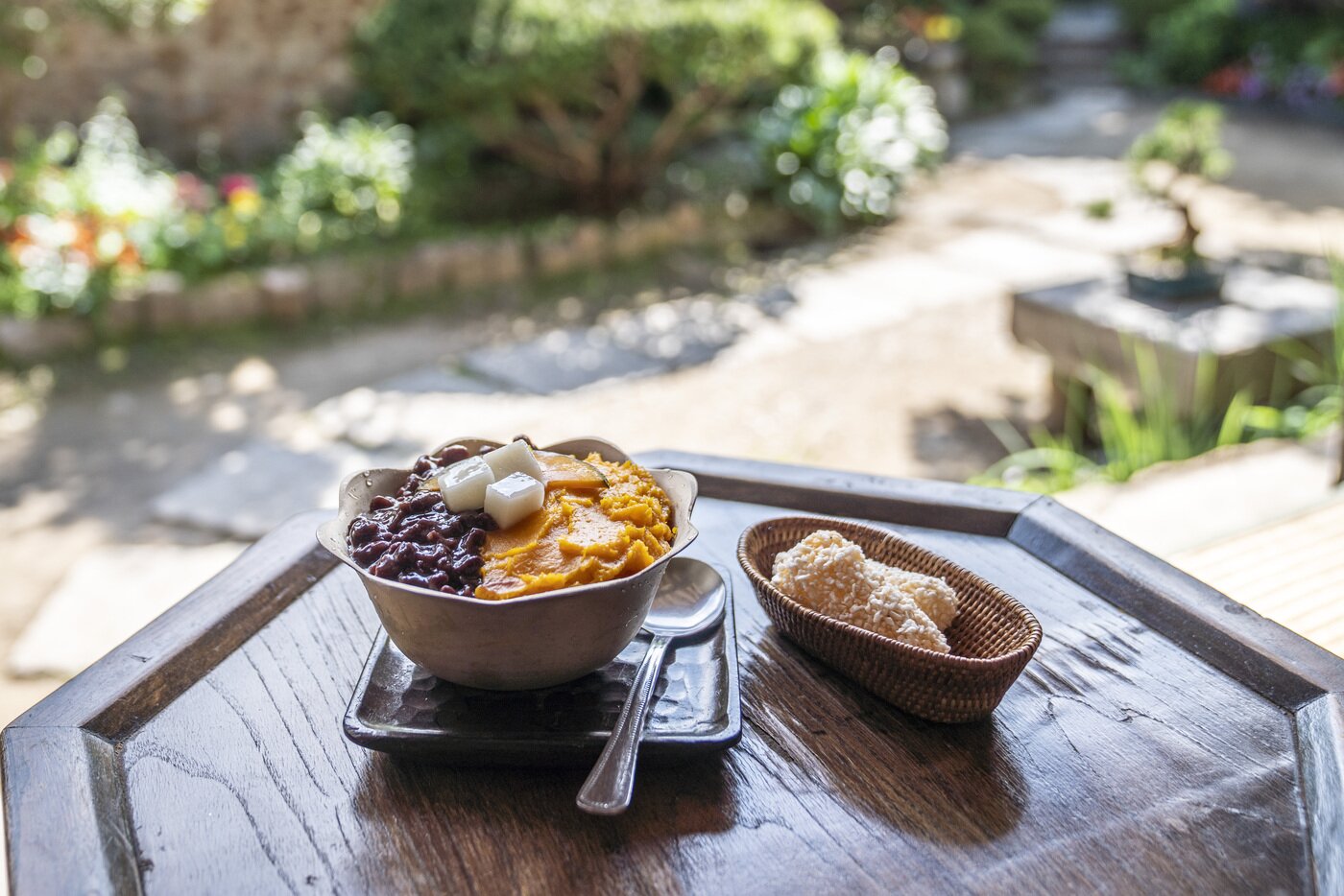 본문 이미지 - 수연산방의 여름철 인기 메뉴인 단호박 빙수. 서울관광재단 제공