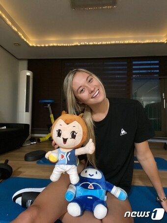 본문 이미지 - IBK기업은행 새 외국인 선수 레베카 라셈. (IBK기업은행 제공) ⓒ 뉴스1