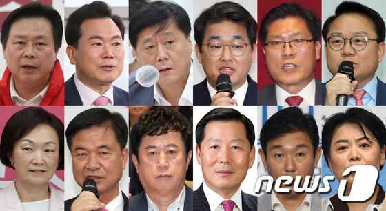 국민권익위원회 전수조사 결과 부동산 거래·보유 과정에서 법 위반 의혹이 있다고 지목된 국민의힘 현역 의원 12명의 명단이 유출됐다. 이준석 대표를 비롯한 당 지도부가 이날 국회에서 긴급 최고위원회의를 열고 의혹 연루자 12명 전원으로부터 소명을 진행중인 가운데 이들에게 내려질 처분에 관심이 쏠리고 있다. 왼쪽 위부터 시계방향으로 강기윤, 김승수, 박대수, 배준영, 송석준, 안병길, 윤희숙, 이주환, 이철규, 정찬민, 최춘식, 한무경 의원. © 뉴스1 DB
