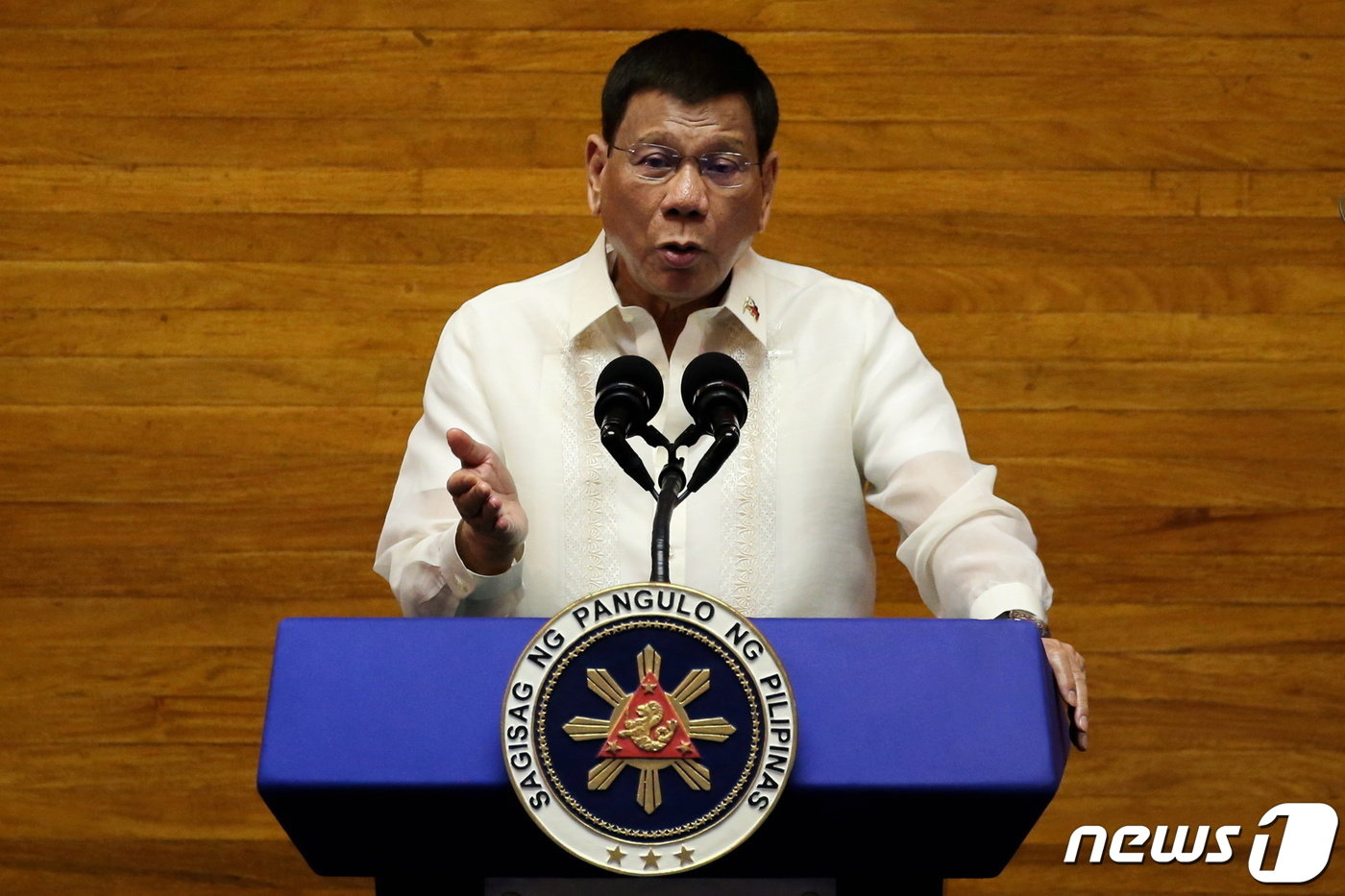 본문 이미지 - 로드리고 두테르테 전 필리핀 대통령 ⓒ 로이터=뉴스1 ⓒ News1 정윤영 기자