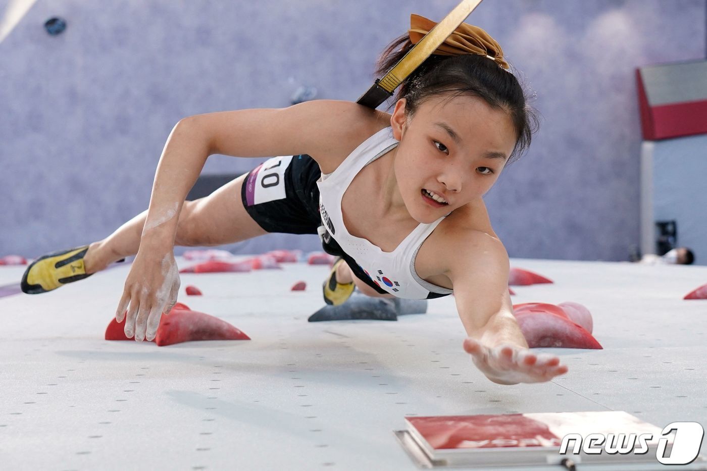본문 이미지 - 스포츠클라이밍의 서채현 ⓒ AFP=뉴스1