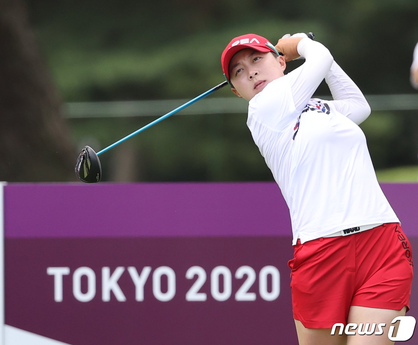 본문 이미지 - 2021년 도쿄 올림픽에 출전했을 당시의 김효주. /뉴스1 DB ⓒ News1 송원영 기자