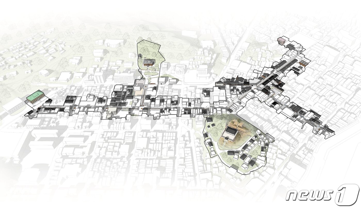 본문 이미지 - 근대역사문화공간 종합정비계획 조감도ⓒ 뉴스1