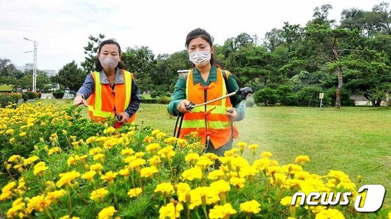 생태환경 개선 강조하는 북한 \