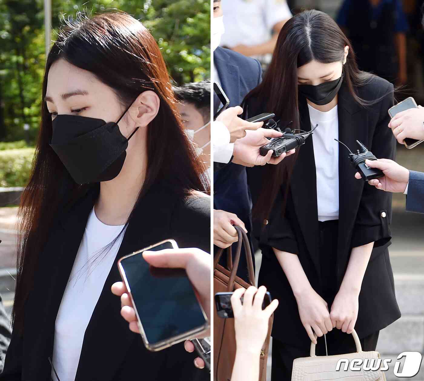 애프터스쿨 출신 리지가 첫 공판에 출석했다. © News1 권현진 기자
