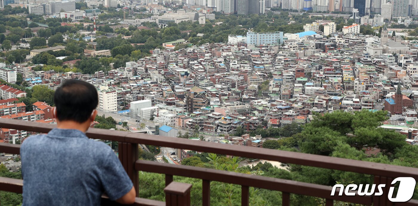 본문 이미지 - 사진은 서울시내 빌라촌의 모습. /뉴스1 ⓒ News1 황기선 기자