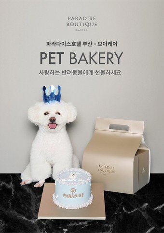 본문 이미지 - 파라다이스호텔 부산의 펫 케이크
