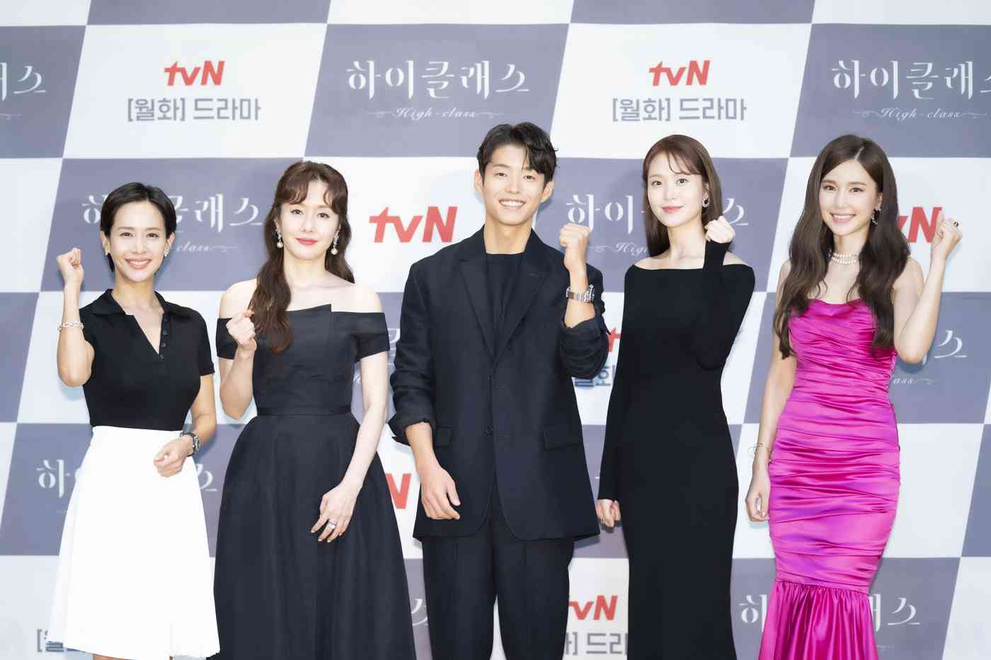 (왼쪽부터) 배우 조여정, 김지수, 하준, 박세진, 공현주 / 사진제공=tvN © 뉴스1