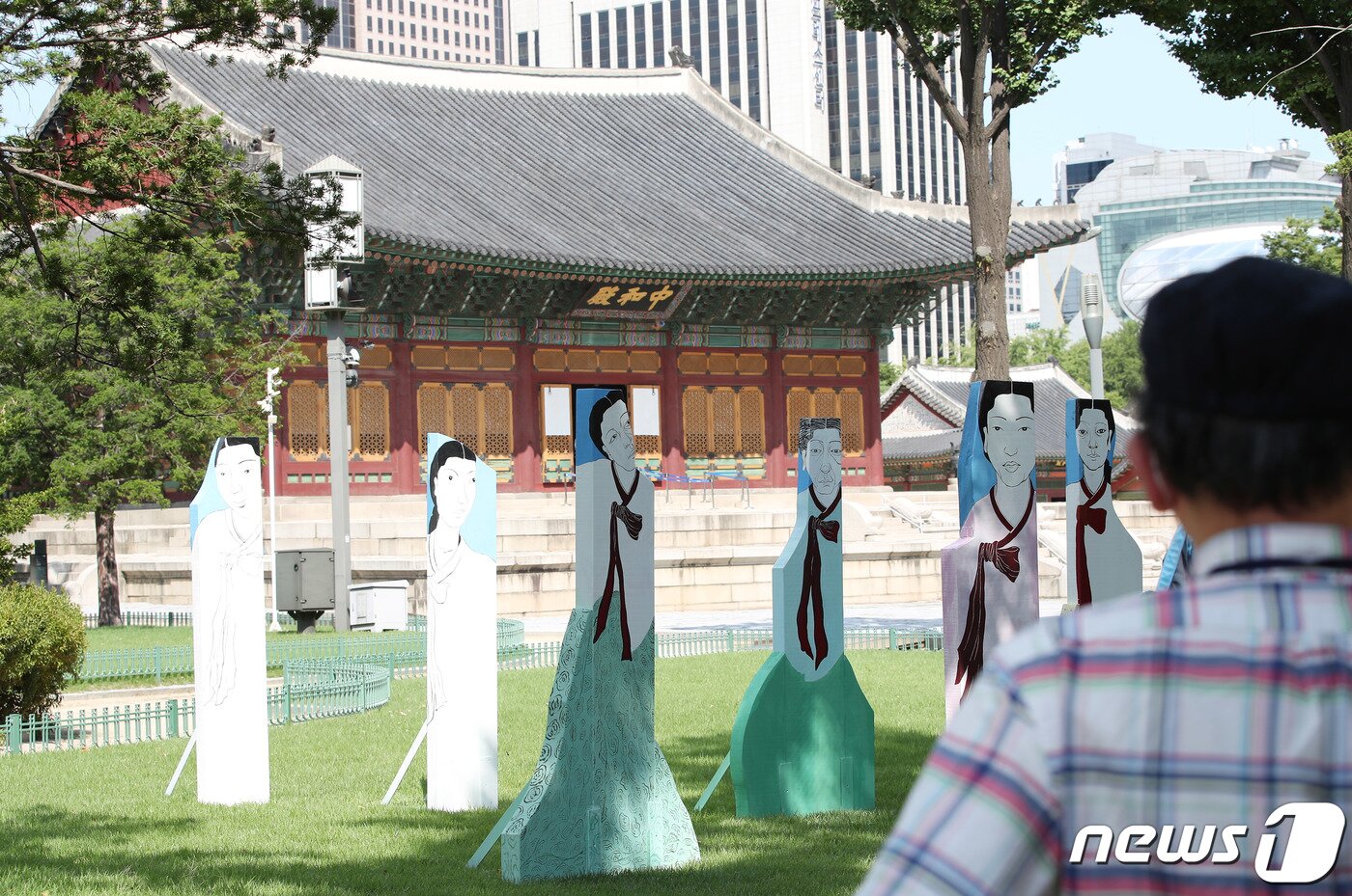 본문 이미지 - 국립현대미술관 '덕수궁 프로젝트 2021: 상상의 정원' 언론공개회 2021.9.9/뉴스1 ⓒ News1 박정호 기자