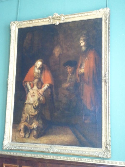 에르미타주 박물관에 전시 중인 렘브란트의 '돌아온 탕아'. 조성관 작가 제공 