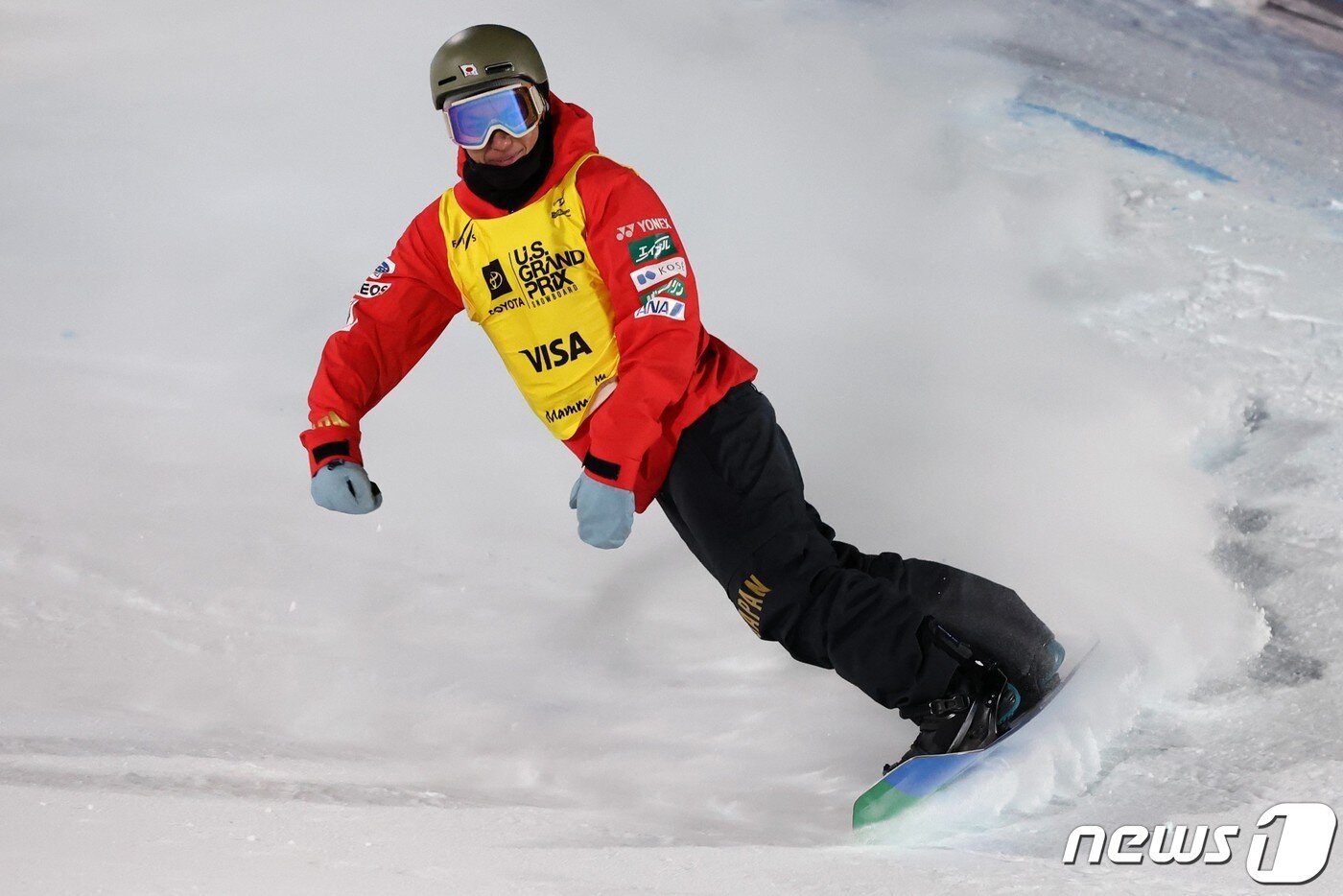 본문 이미지 - 스노보드 경기 장면.ⓒ AFP=뉴스1
