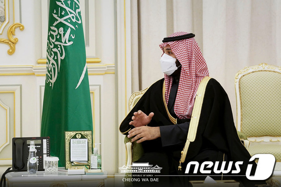 문재인 대통령 만난 무함마드 빈 살만 사우디아라비아 왕세자