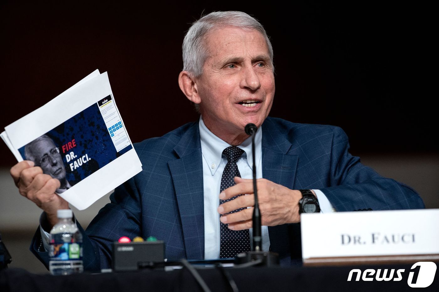 본문 이미지 - 앤서니 파우치 미 국립 알레르기전염병연구소장은 엔데믹으로의 전환을 조심스레 낙관했다. ⓒ AFP=뉴스1