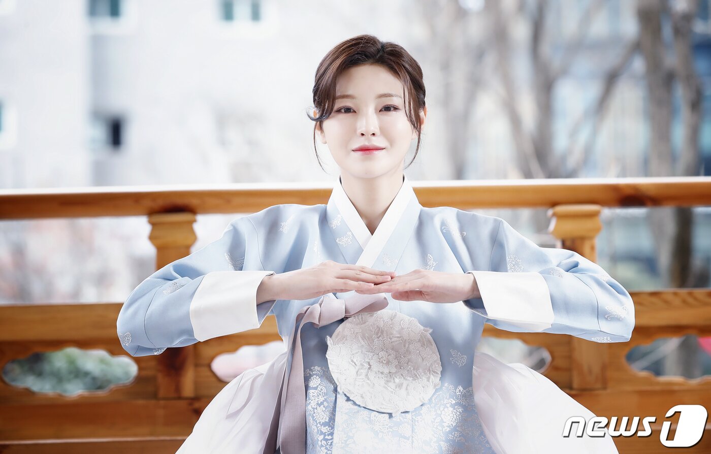 본문 이미지 - 서울 종로구 종로홍보관, 배우 한채경 한복 인터뷰. 2022.1.24/뉴스1 ⓒ News1 권현진 기자