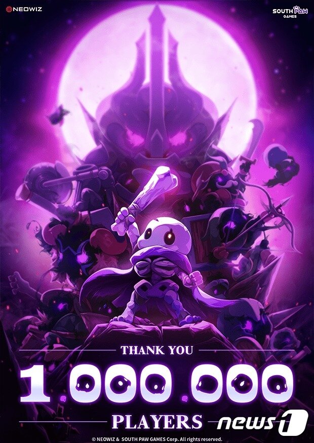 본문 이미지 - 사우스포게임즈가 개발하고 네오위즈가 퍼블리싱을 맡은 '스컬', 한국 패키지 인디게임 최초로 누적 판매량 100만장을 돌파했다.(네오위즈 제공)ⓒ 뉴스1