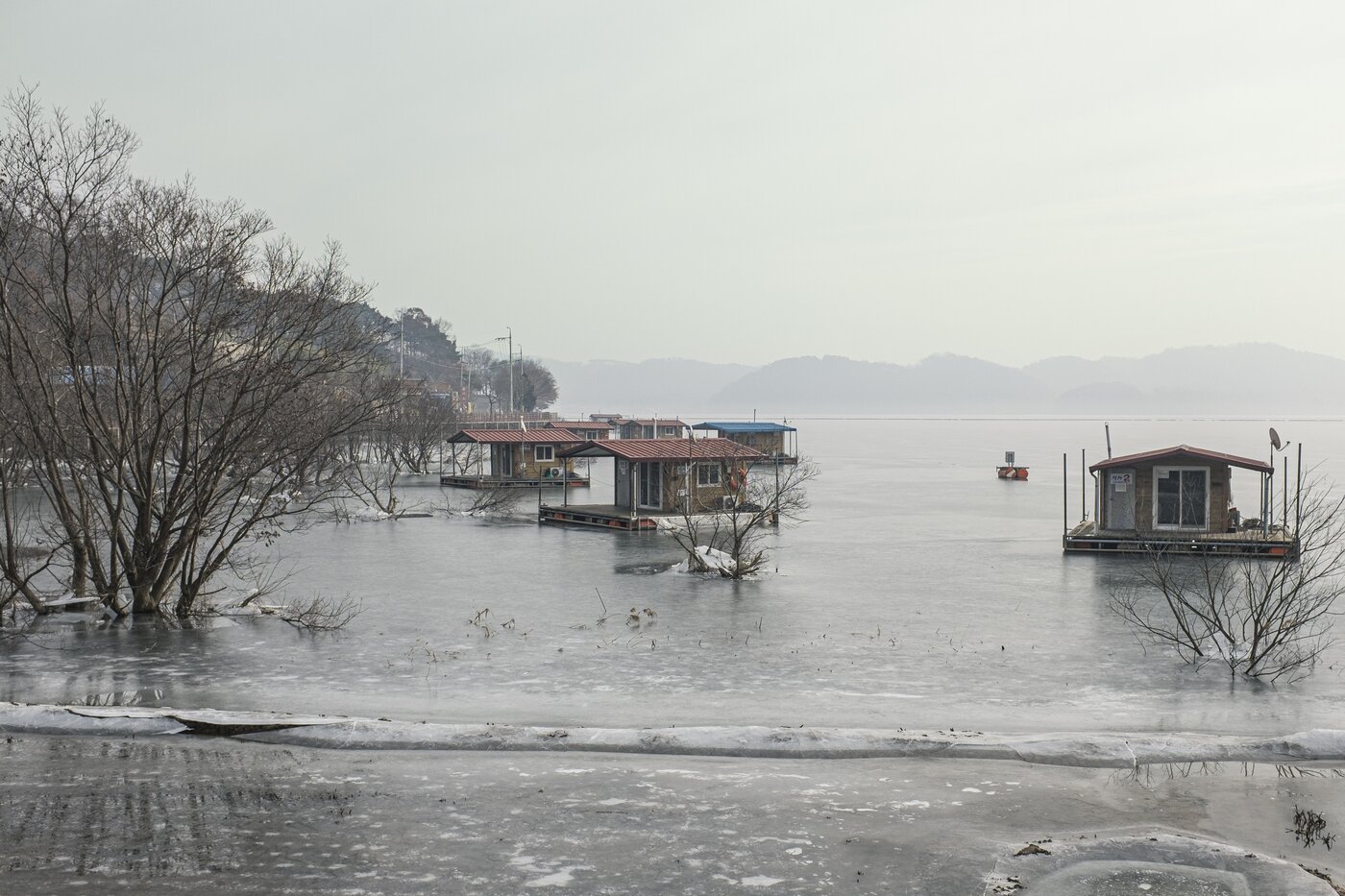 본문 이미지 - 예당호의 겨울 풍경