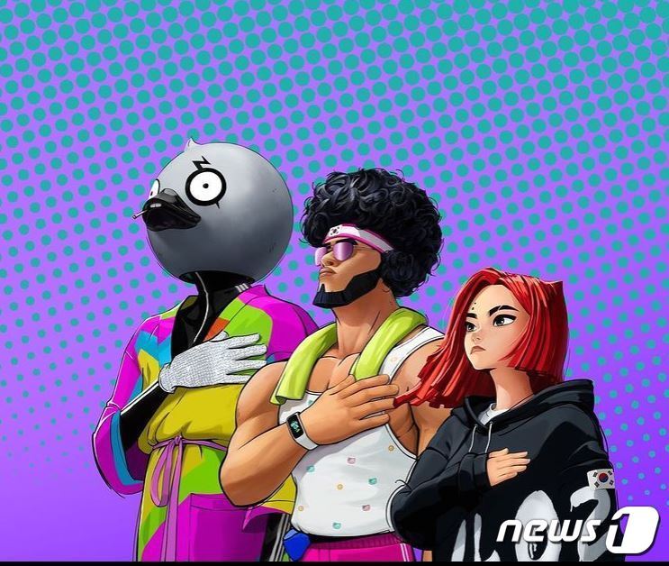 본문 이미지 -  메타버스 밴드 '사공이호' 멤버들(사공이호 공식 인스타그램 갈무리)