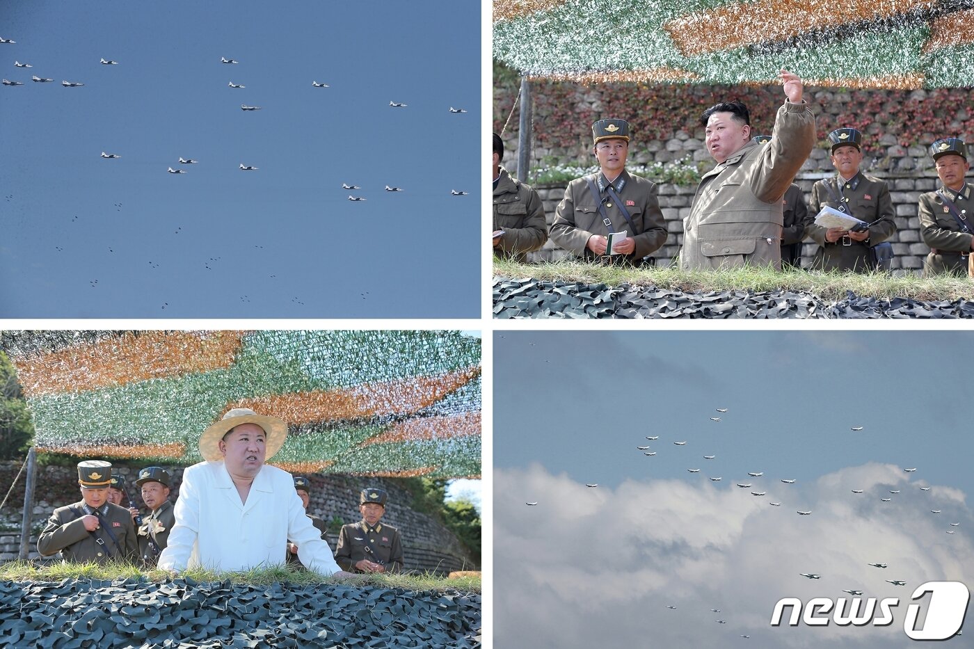 본문 이미지 - (평양 노동신문=뉴스1) = 북한이 미국의 핵추진 항공모함인 '로널드 레이건호'가 동원된 한미 연합훈련에 대응해 포병과 비행대들의 합동타격훈련을 실시했다.  [국내에서만 사용가능. 재배포 금지. DB 금지. For Use Only in the Republic of Korea. Redistribution Prohibited] rodongphoto@news1.kr