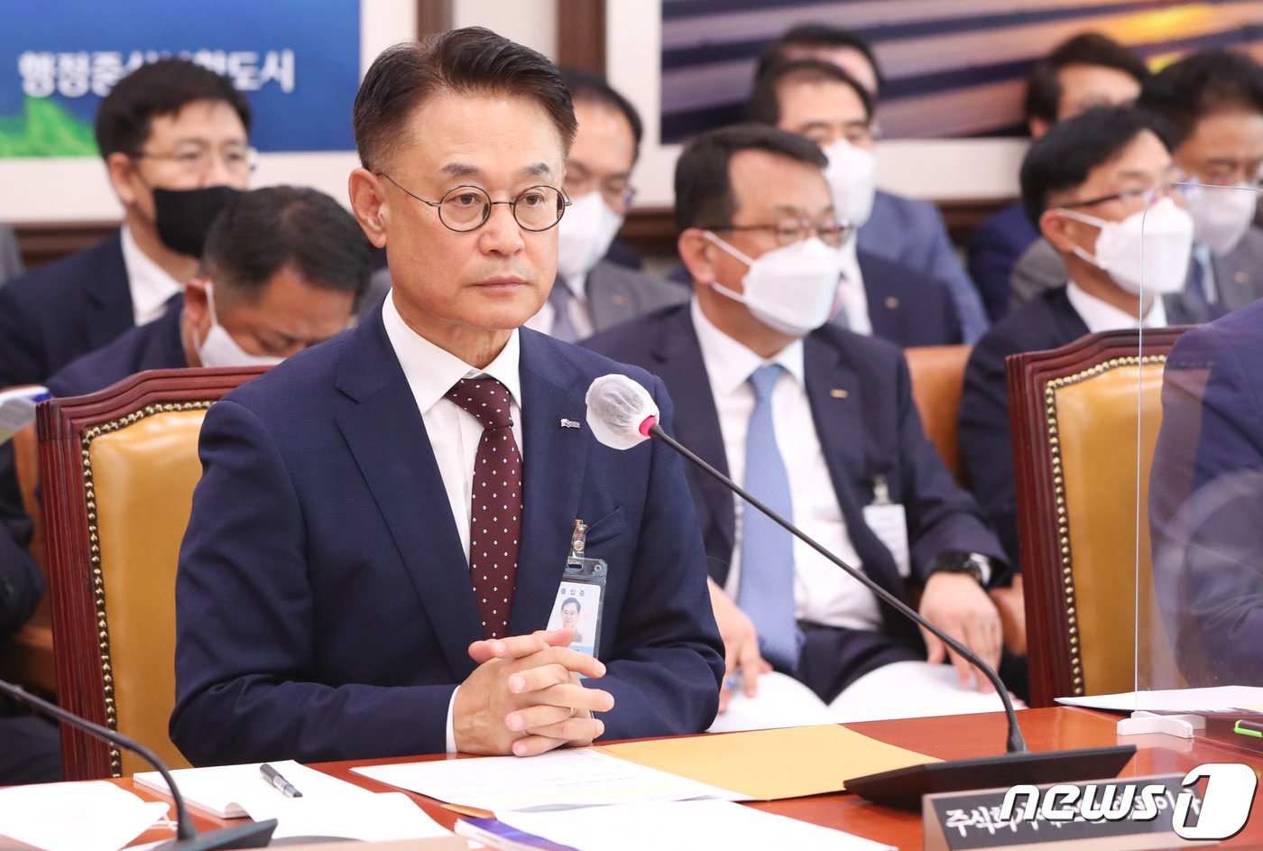 본문 이미지 - 이종국 SR 사장이 11일 서울 여의도 국회에서 열린 국토교통위원회의 한국철도공사 등에 대한 국정감사에 출석해 있다. 2022.10.11/뉴스1 ⓒ News1 허경 기자