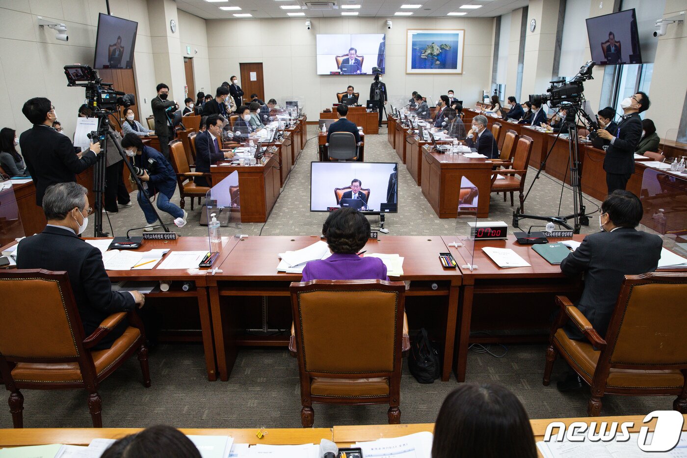 본문 이미지 - 17일 서울 여의도 국회에서 교육위원회의 국가교육위원회에 대한 국정감사가 열리고 있다. 2022.10.17/뉴스1 ⓒ News1 유승관 기자