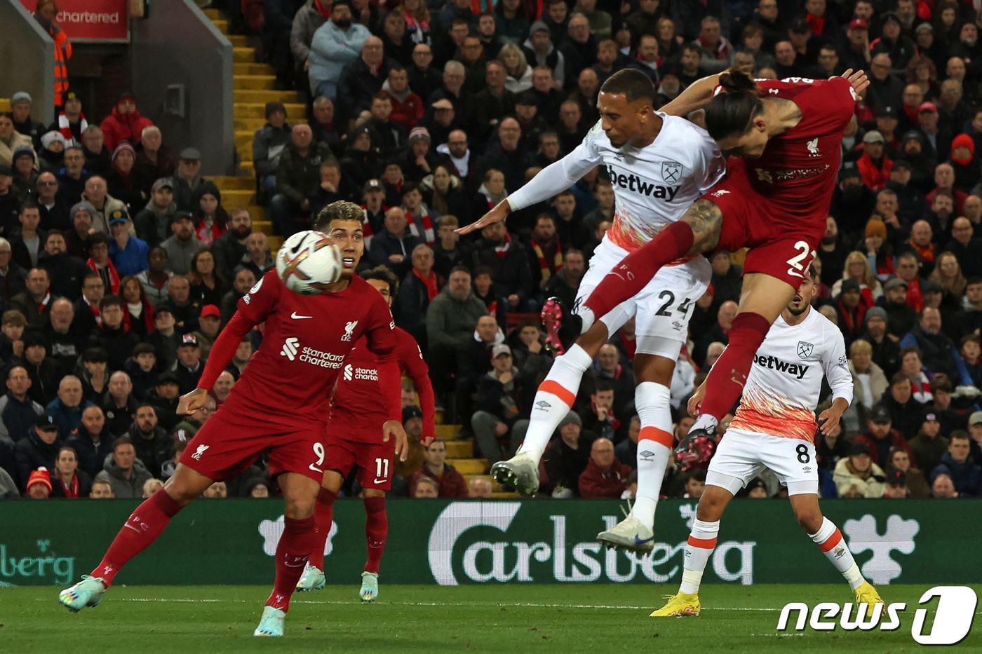 본문 이미지 - 우루과이 골잡이 다윈 누녜스 ⓒ AFP=뉴스1