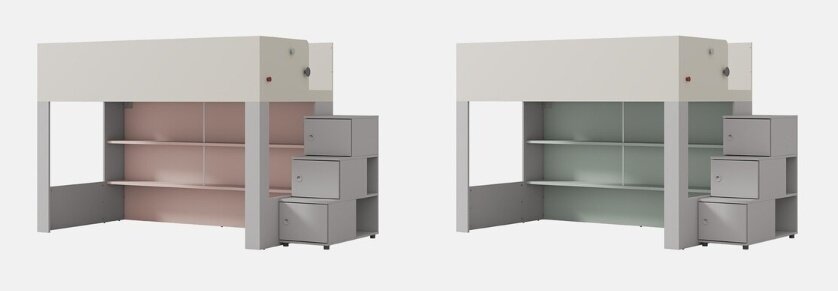 본문 이미지 - 벙커침대(키니 계단장형 벙크베드) 일룸 홈페이지 갈무리  