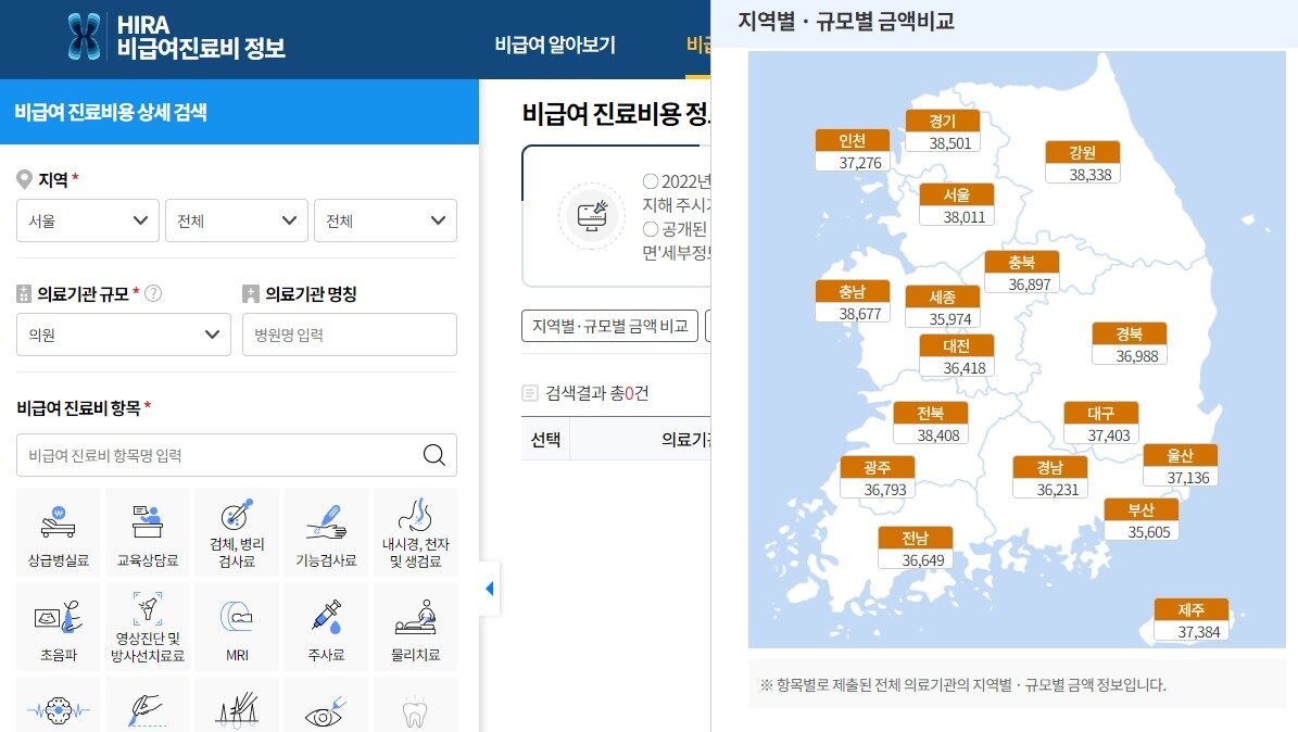 본문 이미지 -  심평원 홈페이지 캡처