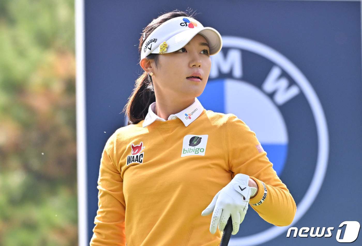 본문 이미지 - 미국여자프로골프(LPGA) 투어의 홍예은. ⓒ AFP=뉴스1