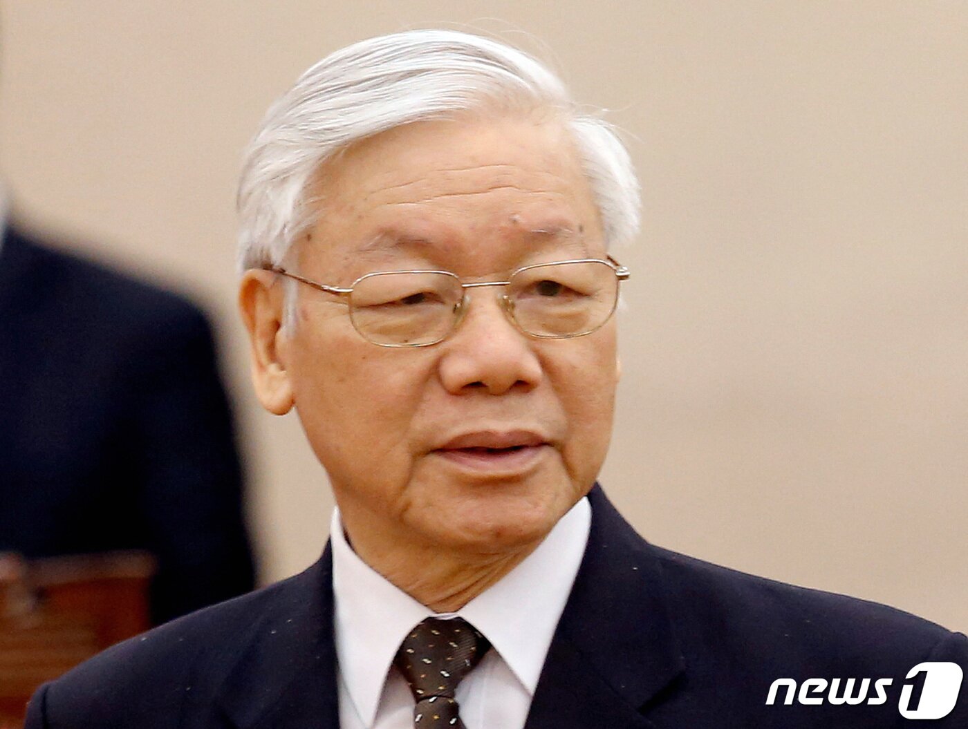 본문 이미지 - 베트남 하노이의 응우옌 푸 쫑 베트남 공산당 총서기. 18.04.02 ⓒ 로이터=뉴스1 ⓒ News1 권진영 기자