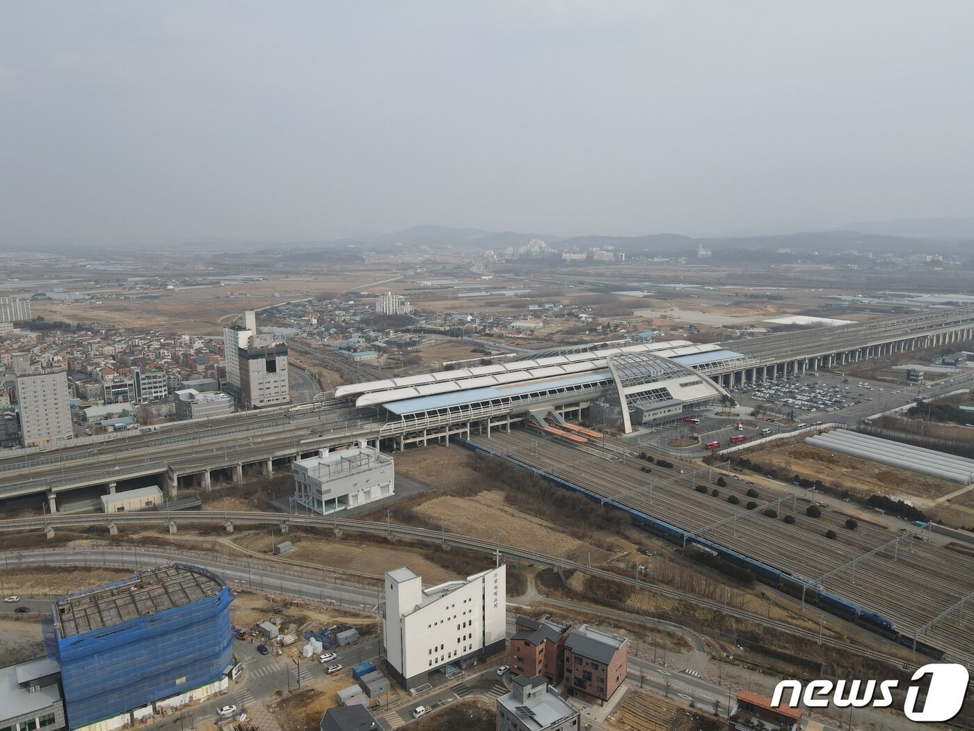 본문 이미지 - KTX오송역 전경.(충북도 제공) / 뉴스1