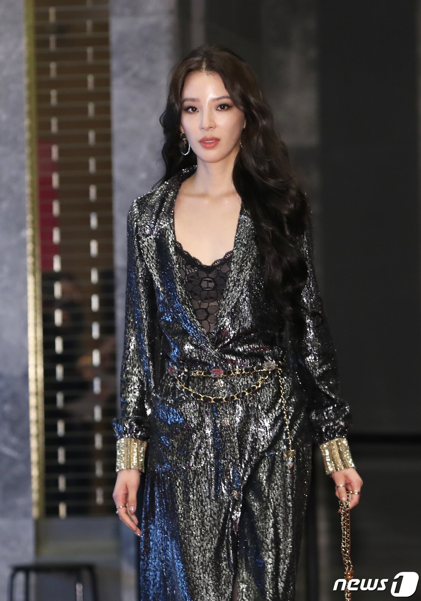본문 이미지 - 모델 아이린이 28일 오후 서울 종로구 포시즌스 호텔에서 열린 ‘제17회 유방암 인식 향상 캠페인 자선 행사’에 참석하고 있다.  ⓒ News1 권현진 기자