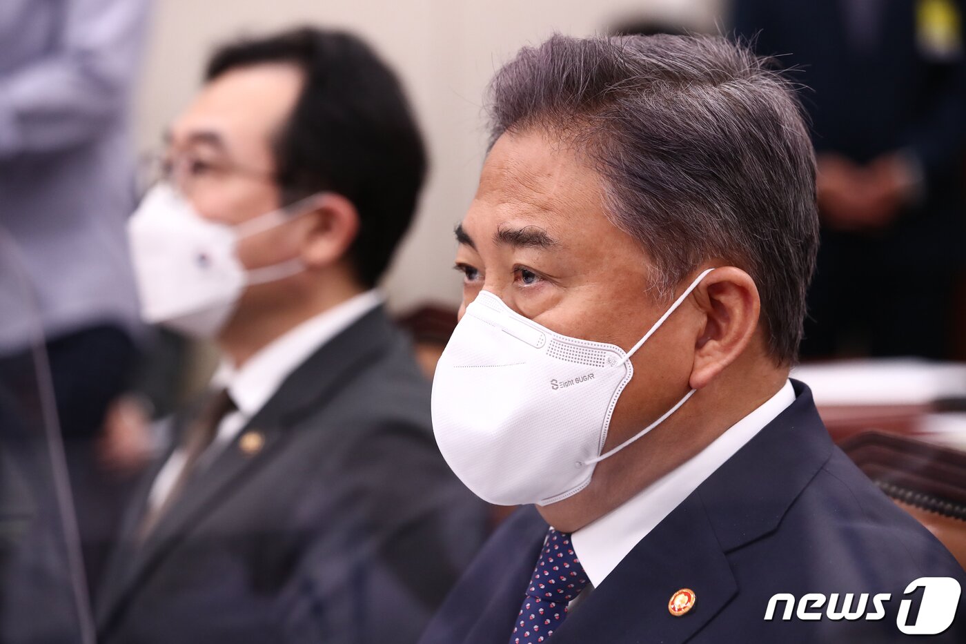 본문 이미지 - 박진 외교부 장관이 4일 서울 여의도 국회 외교통일위원회 회의실에서 열린 국정감사에 출석해 있다. (공동취재) 2022.10.4/뉴스1 ⓒ News1 유승관 기자
