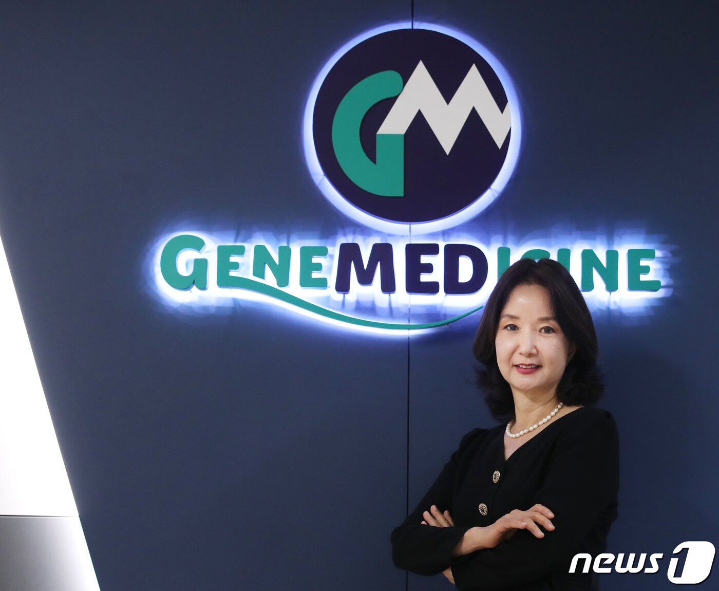 본문 이미지 - 윤채옥 진메디신 대표가 4일 서울 성동구 한양대학교 퓨전테크센터에서 뉴스1과 인터뷰를 하고 있다. 2022.10.4/뉴스1 ⓒ News1 송원영 기자