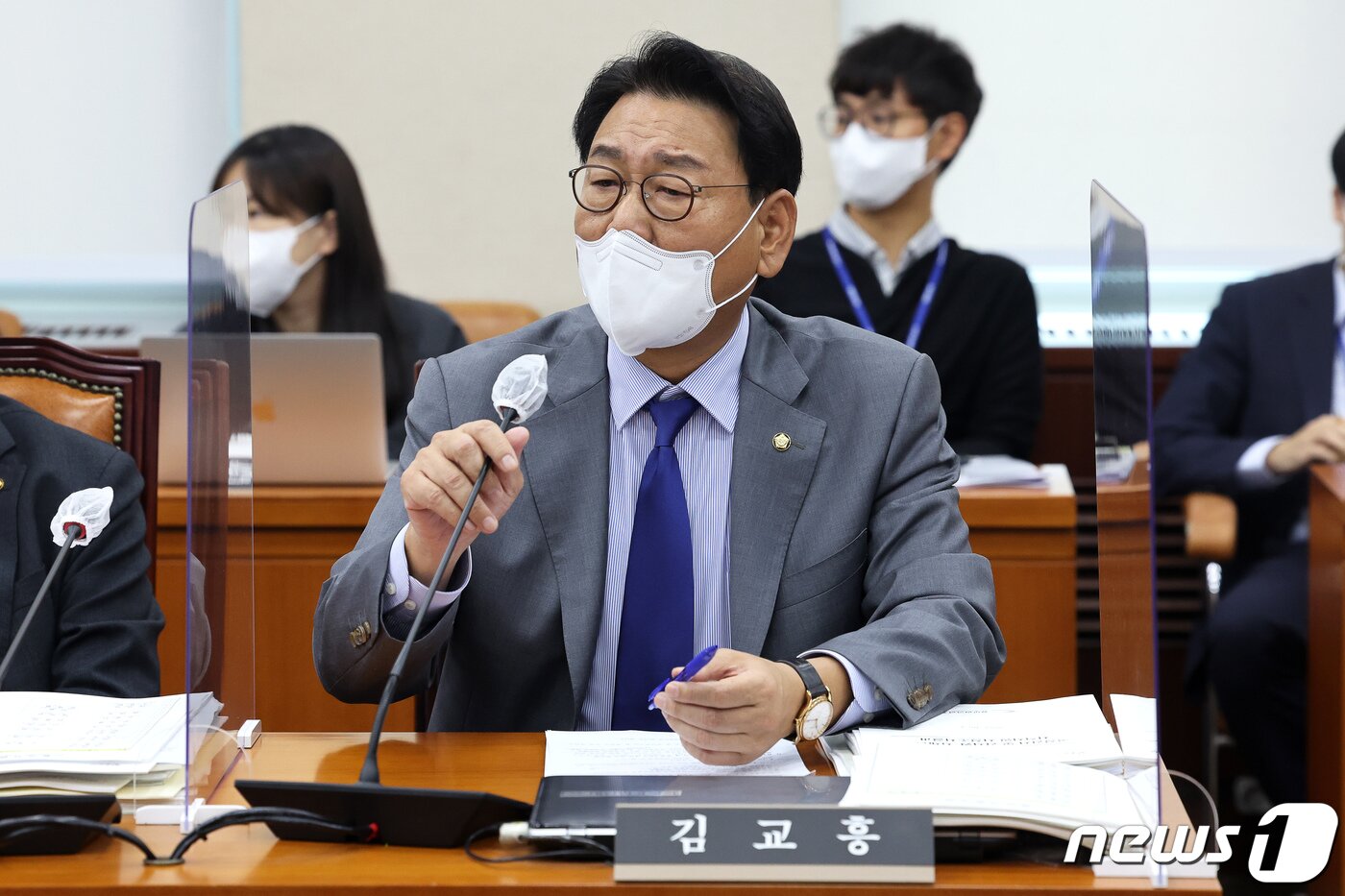 본문 이미지 - 김교흥 더불어민주당 의원 (공동취재) 2022.10.4/뉴스1 ⓒ News1 유승관 기자