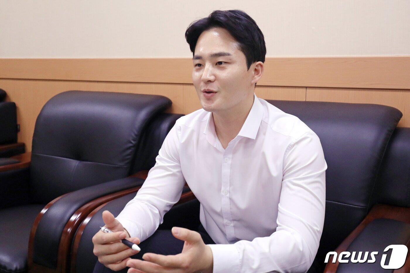 본문 이미지 - 노진성 광주 동구의회 의원이 뉴스1과 인터뷰를 하고 있다. 2022.10.7/뉴스1 ⓒ News1 이승현 기자
