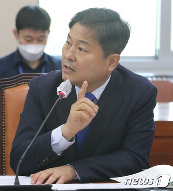 본문 이미지 - 김영배 더불어민주당 의원. 2022.10.7/뉴스1 ⓒ News1 허경 기자
