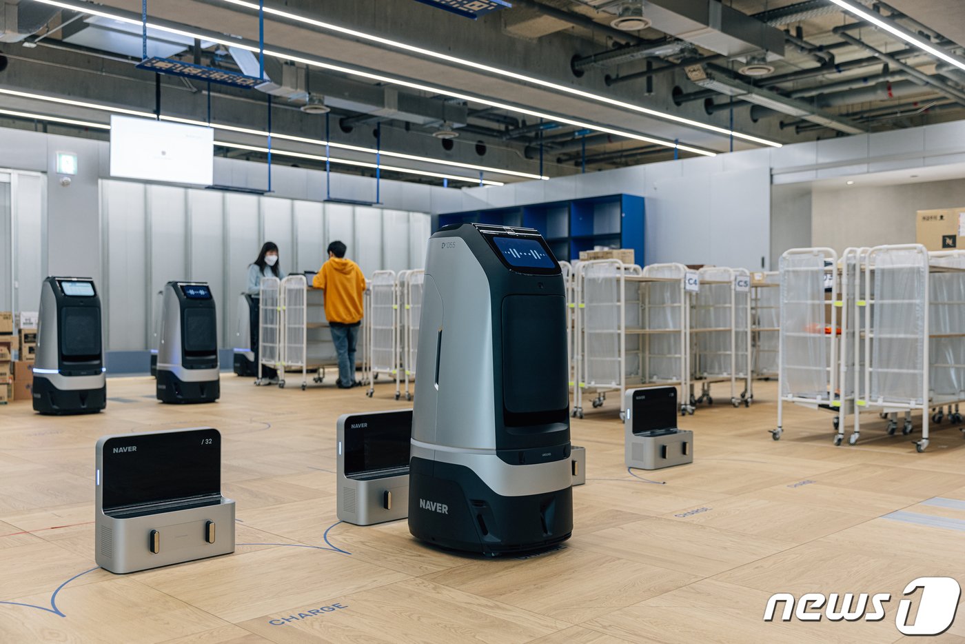 본문 이미지 - 5G 특화망이 적용된 네이버 제2사옥 '1784' (네이버 제공)