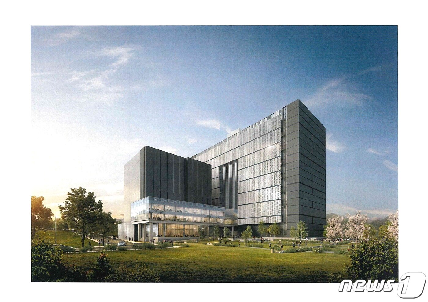 본문 이미지 - 동충주 산단에 들어설 데이터센터 조감도.(충주시 제공)2022.11.10/뉴스1