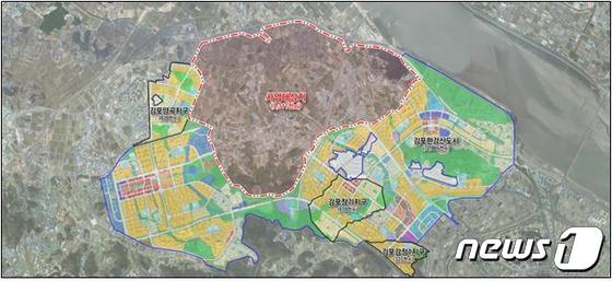 본문 이미지 - '김포한강2 콤팩트시티' 사업대상지 (국토교통부 제공) / 누스1