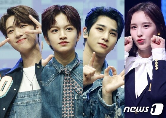 본문 이미지 - (왼쪽부터) BAE173의 도하, 빛, 도현, 위클리 재희 ⓒ 뉴스1