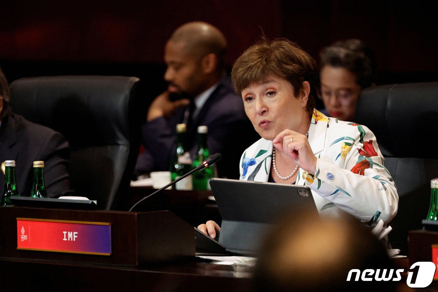 본문 이미지 - 크리스탈리나 게오르기에바 국제통화기금(IMF) 총재. ⓒ 로이터=뉴스1 ⓒ News1 강민경 기자