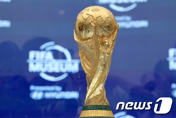황금빛 2022카타르 월드컵 우승트로피