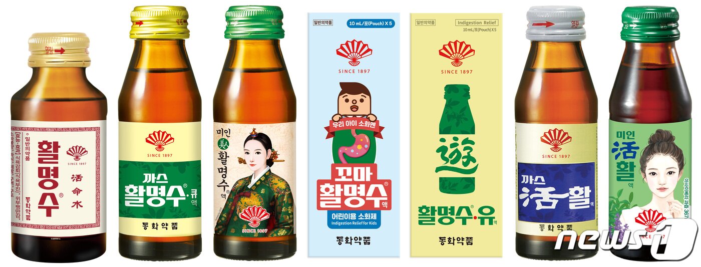 본문 이미지 - 활명수 브랜드 제품.(=동화약품 제공)