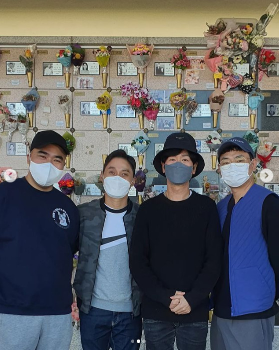 (왼쪽부터) 김지호, 송중근, 조윤호, 박영진/ 사진=조윤호 인스타그램