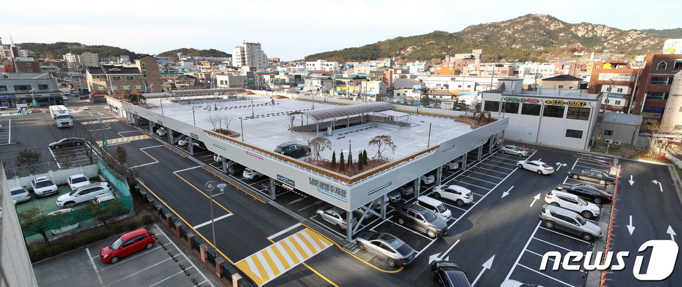 태안군 남문주차장 전경&#40;태안군 제공&#41;