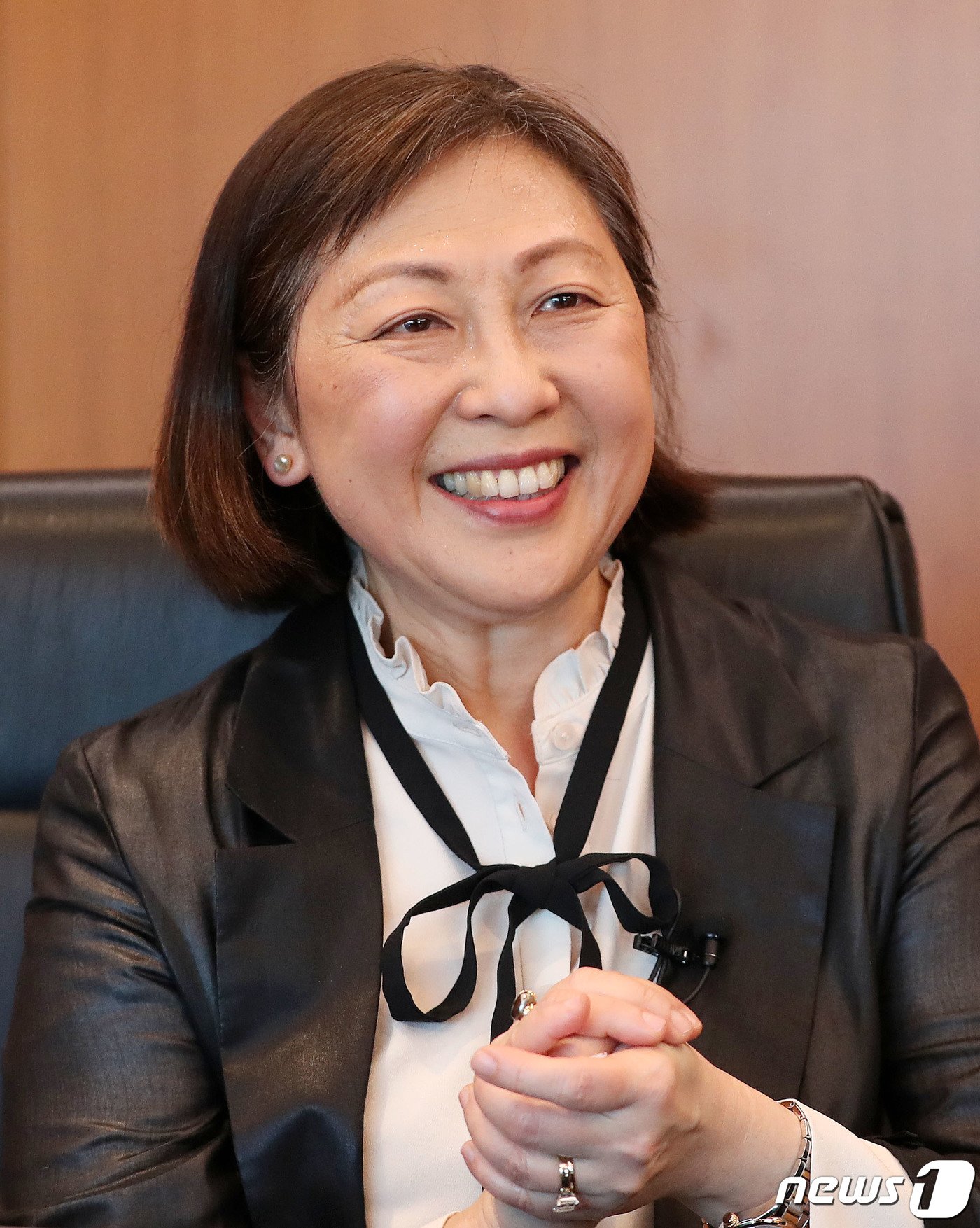 본문 이미지 - 제인 렁 모더나 아시아태평양 의학부 부사장 인터뷰. 2022.11.23/뉴스1 ⓒ News1 박세연 기자