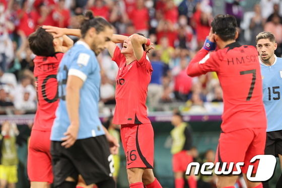 한국과 우루과이가 카타르 월드컵 이후 4개월 만에 재격돌한다. /뉴스1 © News1 이동해 기자
