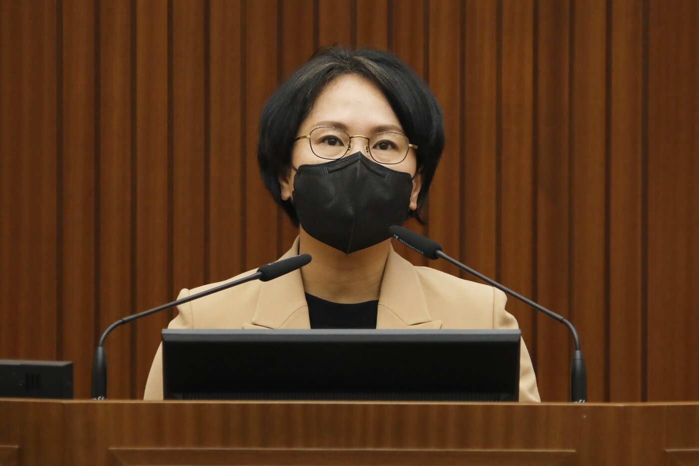 본문 이미지 - 박란희 세종시의원이 25일 79회 정례회 3차 본회의에서 5분 자유발언을 하고 있다. (세종시의회 제공) / 뉴스1