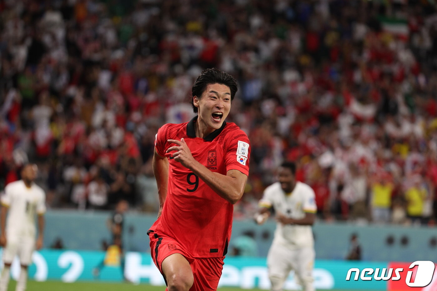 본문 이미지 - 프로축구 현대모터스 조규성 선수. 2022.11.28/뉴스1 ⓒ News1 이광호 기자